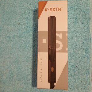 K- Skin Ceramic Flat Iron 2-1 Straightening or Curling